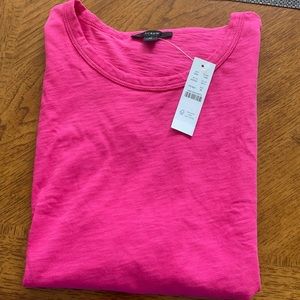Pink j crew t shirt